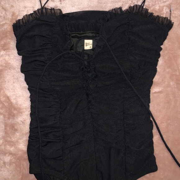 Black Bodysuit size Small - Picture 3 of 4